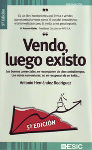 Vendo, luego existo, de Hernández Rodríguez, Antonio | portada del libro
