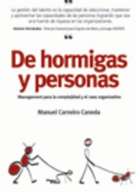 De hormigas y personas, de Carneiro Caneda, Manuel | portada del libro