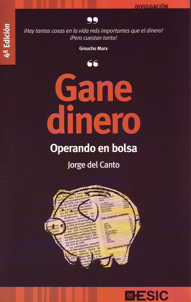Gane dinero, de del Canto | portada del libro