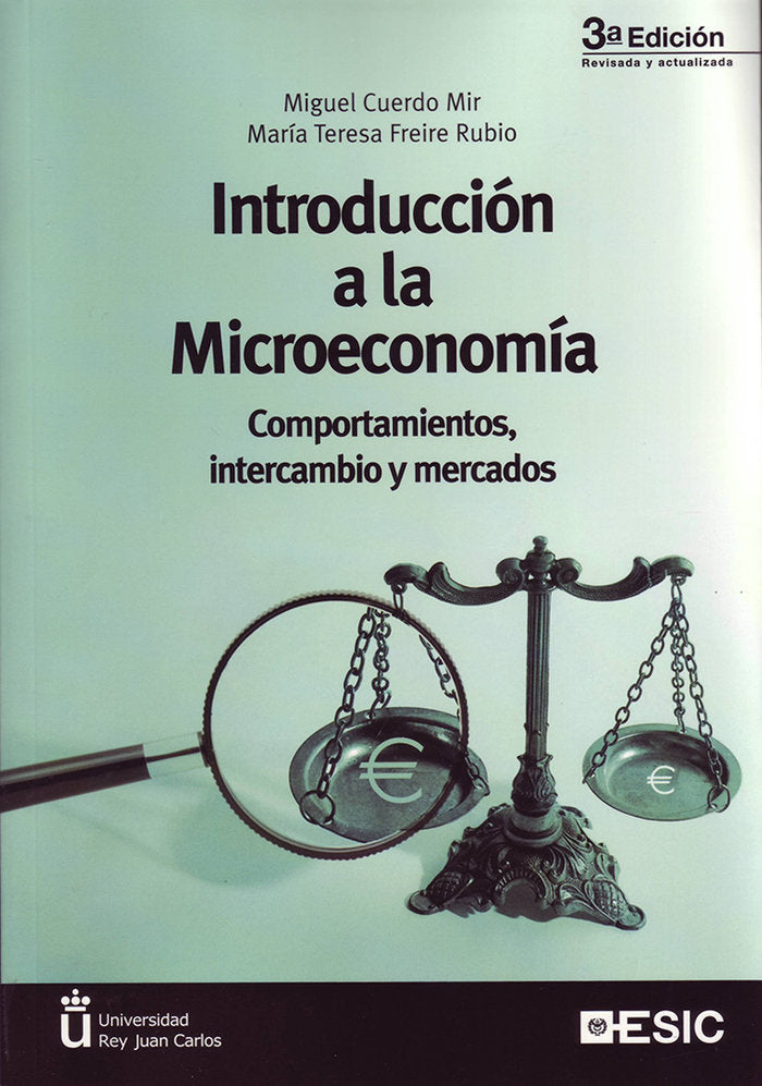 Introducción a la microeconomía, de Cuerdo Mir, Miguel | portada del libro