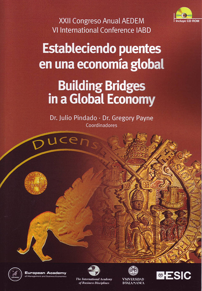 Estableciendo puentes en una economía global. XXII Congreso AEDEM 2008 Salamanca, de Varios autores | portada del libro