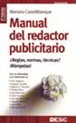 Manual del redactor publicitario, de CASTELLBLANQUE, MARIANO | portada del libro