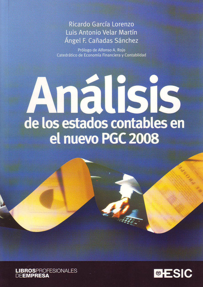 Análisis de los estados contables en el nuevo PGC 2008, de García Lorenzo, Ricardo | portada del libro