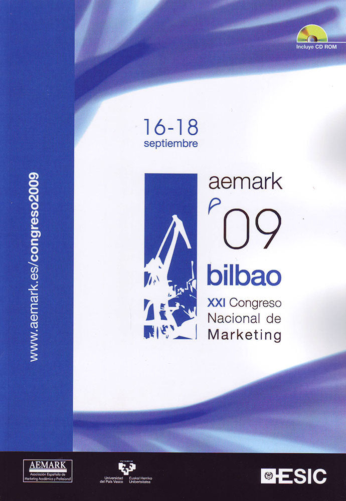 XXI Congreso Nacional de Marketing. Aemark 2009 Bilbao, de Varios autores | portada del libro