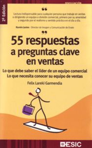 55 respuestas a preguntas clave en ventas, de Lareki Garmendia, Félix | portada del libro