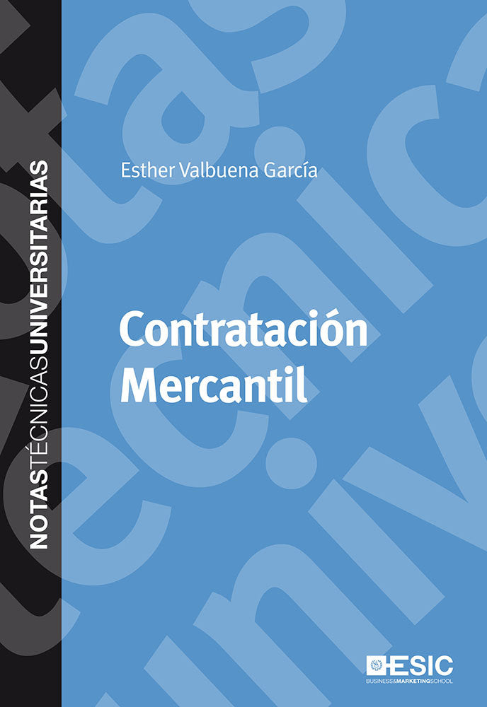 Contratación Mercantil, de Valbuena García, Esther | portada del libro