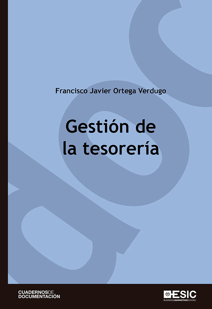 Gestión de la tesorería, de Ortega Verdugo, Francisco Javier | portada del libro