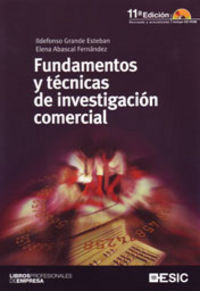 Fundamentos y técnicas de investigación comercial, de GRANDE ESTEBAN | portada del libro