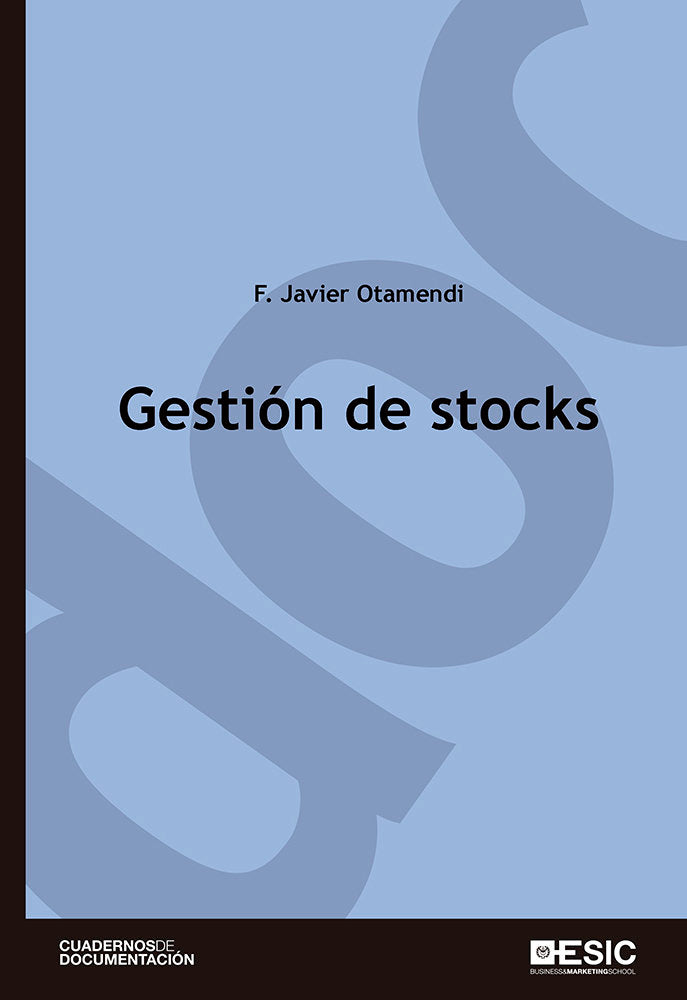 Gestión de stocks, de Otamendi Fernández de la Puebla, Francisco Javier | portada del libro