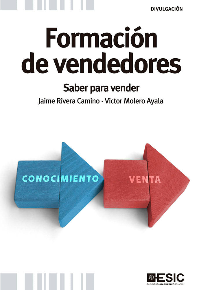 Formación de vendedores. Saber para vender, de Rivera Camino, Jaime | portada del libro