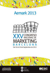 XXV Congreso Nacional de Marketing. Aemark 2013, de Varios autores | portada del libro