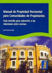 Manual de propiedad horizontal para comunidades de propietarios, de Rojo | portada del libro
