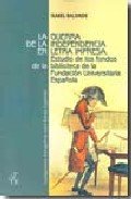 GUERRA DE LA INDEPENDENCIA EN LETRA IMPRESA., de BALSINDE | portada del libro