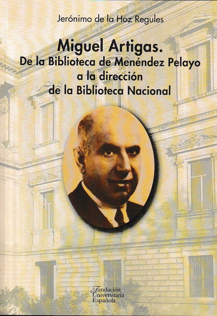 Miguel Artigas, de de la Hoz Regules | portada del libro