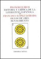 Vol. 2: Siglos de oro: Renacimiento, de López Estrada, Francisco | portada del libro