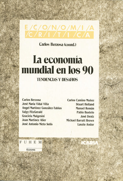 La economía mundial en los 90, de Varios autores | portada del libro