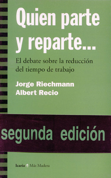 Quien parte y reparte..., de Richman, Jorge | portada del libro