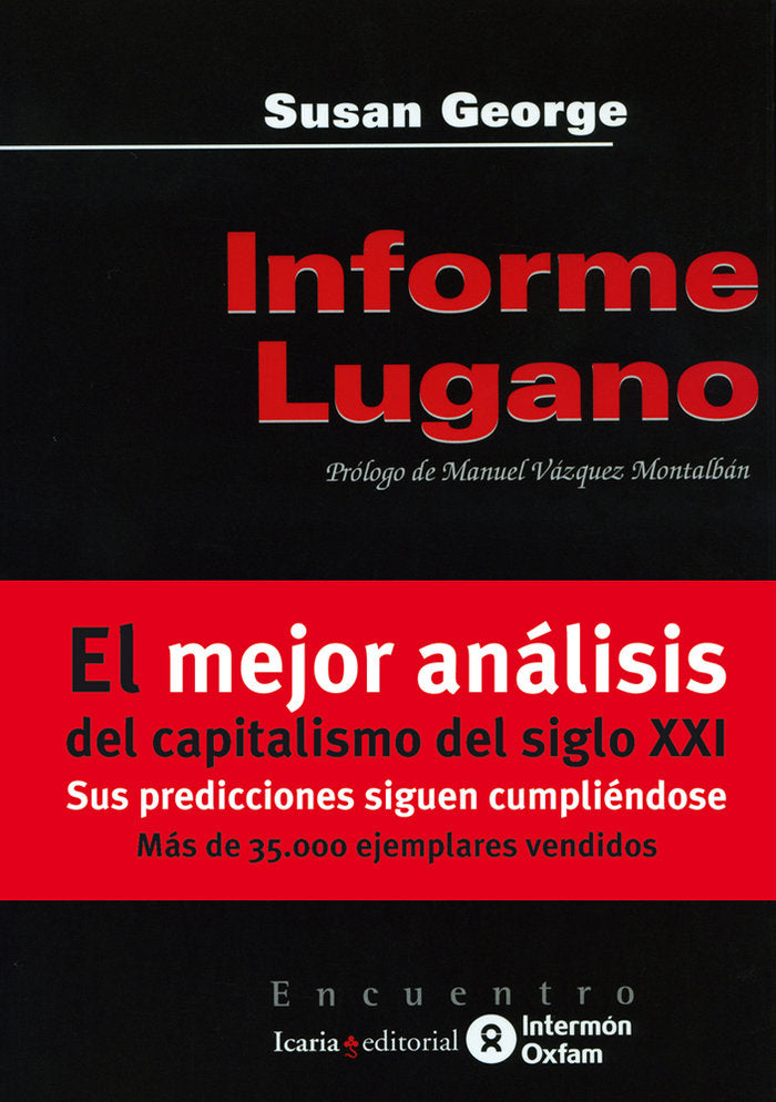 Informe Lugano, de George, Susan | portada del libro