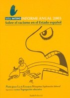 INFORME SOS RACISMO 2003 | portada del libro