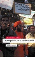 Las exigencias de la sociedad civil | portada del libro