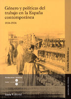 GÉNERO Y POLÍTICAS DEL TRABAJO ESPAÑA CONTEM | portada del libro