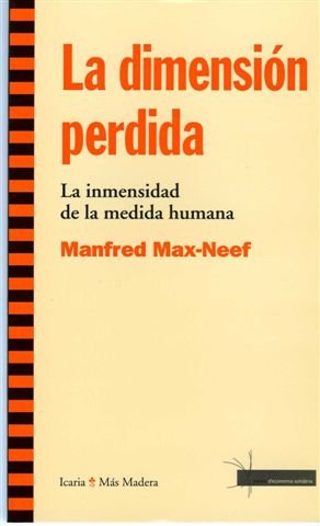 DIMENSIÓN PERDIDA, LA, de Max-Neff | portada del libro