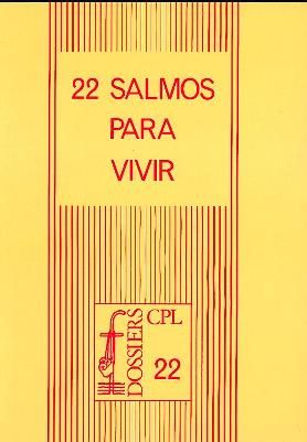 22 salmos para vivir, de Vernet Mateu, Joan Maria | portada del libro