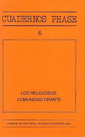 Religiosos, comunidad orante, Los, de Augé, M | portada del libro