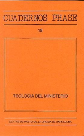 Teología del ministerio, de Borobio García, Dionisio | portada del libro