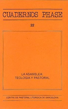 La asamblea: teología y pastoral, de Rahner, K. | portada del libro