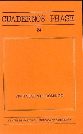 Vivir según el domingo, de Botte, B. | portada del libro