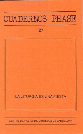La liturgia es una fiesta, de Aldazábal, J. | portada del libro