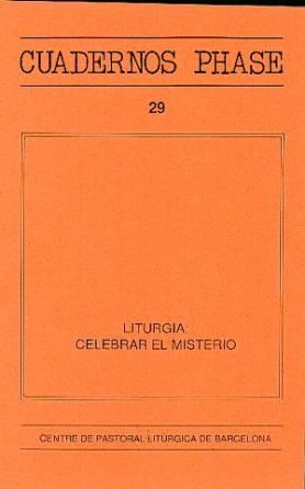 Liturgia: celebrar el misterio, de Oñatibia, I. | portada del libro