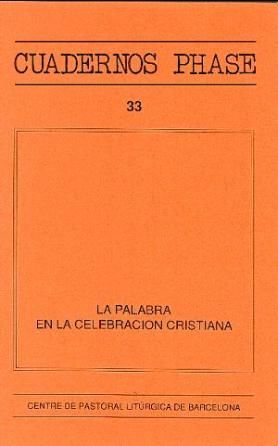 La palabra en la celebración cristiana, de Rovira, J.M. | portada del libro