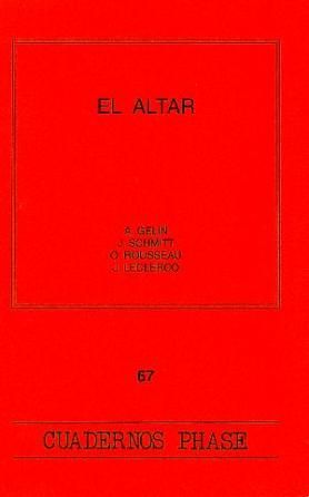 Altar, El, de Schmitt, J. | portada del libro