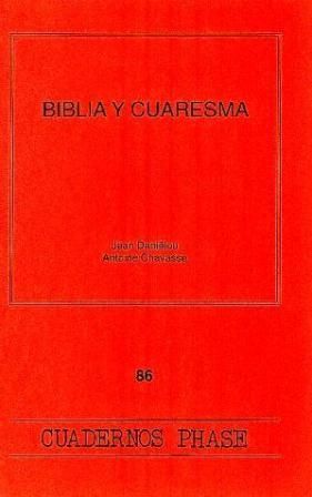 Biblia y Cuaresma, de DANIELOU, JEAN | portada del libro