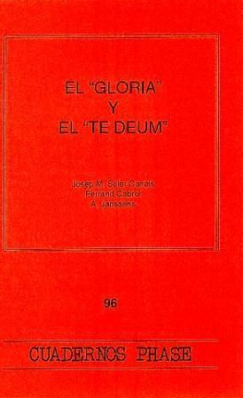Gloria y el Te Deum, El, de Soler | portada del libro