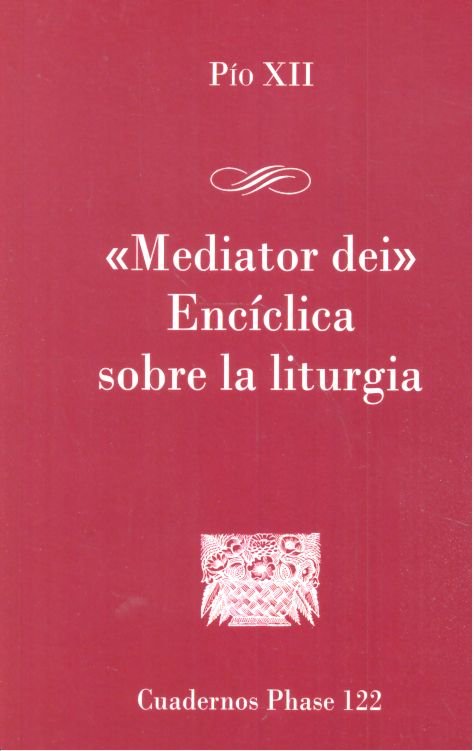 'Mediator Dei', de Pío XII | portada del libro