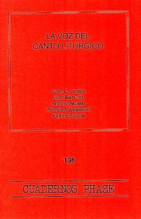 Voz del canto litúrgico, La, de Varios autores | portada del libro