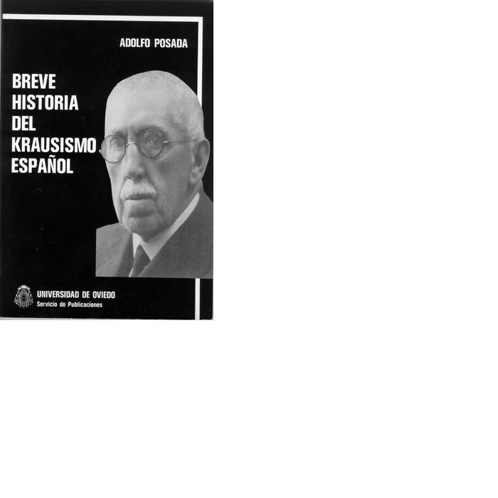 Breve historia del krausismo español, de Posada | portada del libro