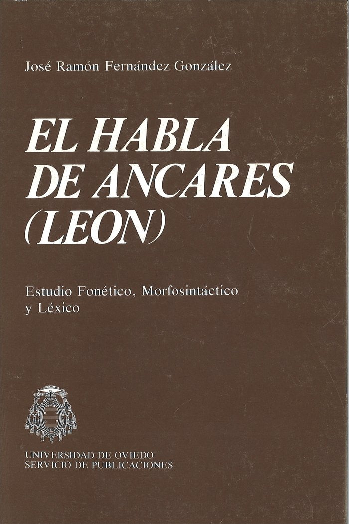 El habla de Ancares (León). Estudio fonético, morfosintáctico y léxico, de Fernández González | portada del libro