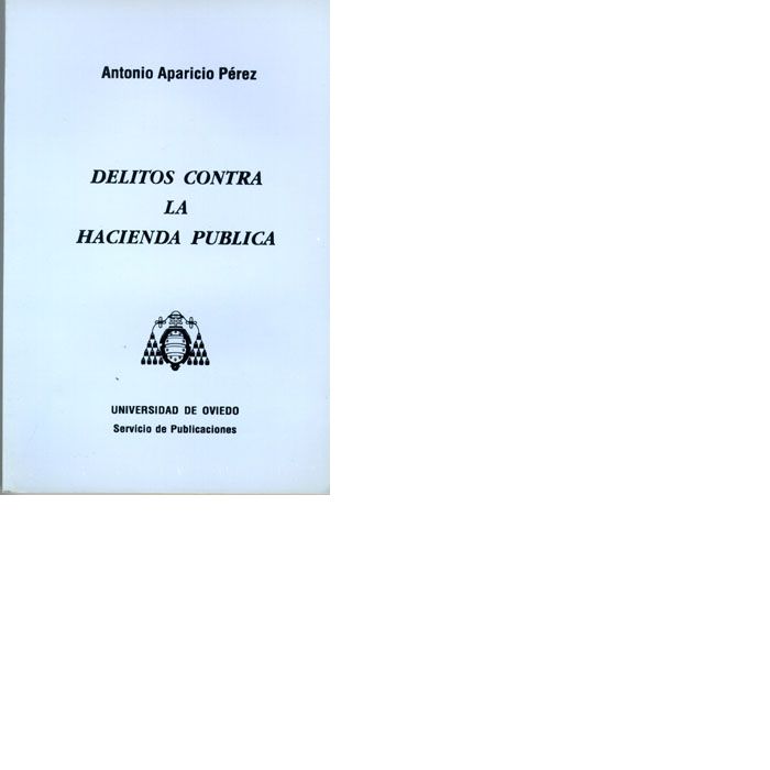 Delitos contra la Hacienda Pública, de Aparicio Pérez | portada del libro