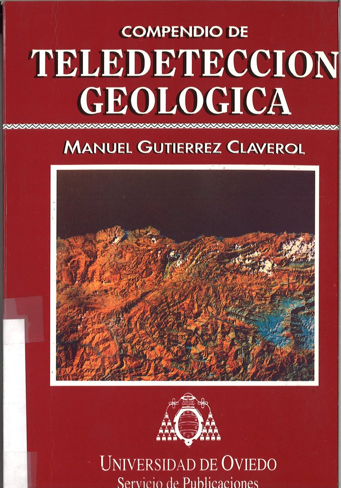 Compendio de teledetección geológica, de Gutiérrez Claverol | portada del libro