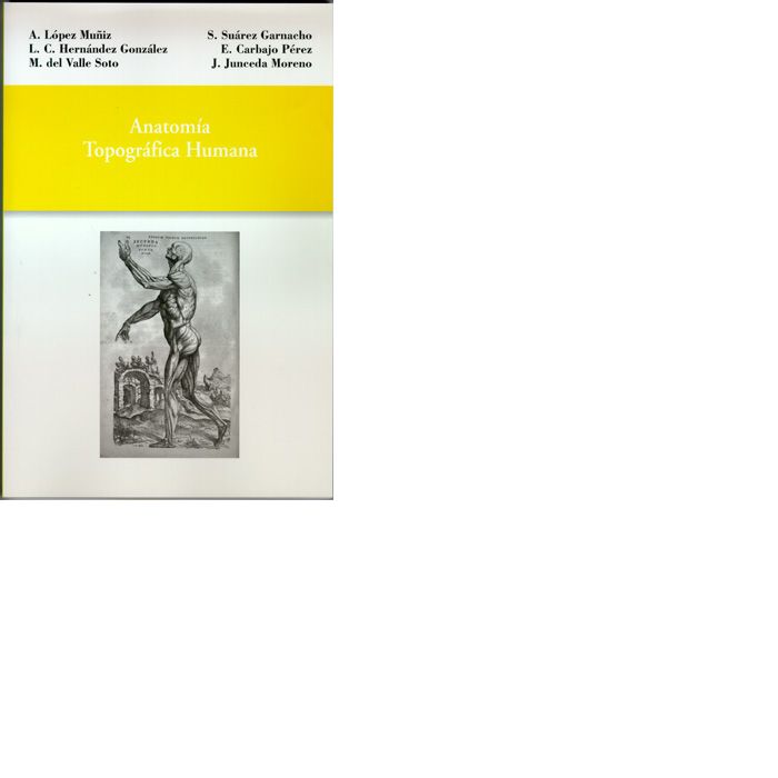 Anatomía topográfica humana, de López Muñiz | portada del libro