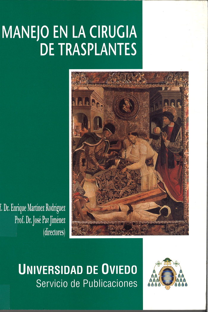 Manejo en la cirugía de trasplantes, de Martínez Rodríguez | portada del libro