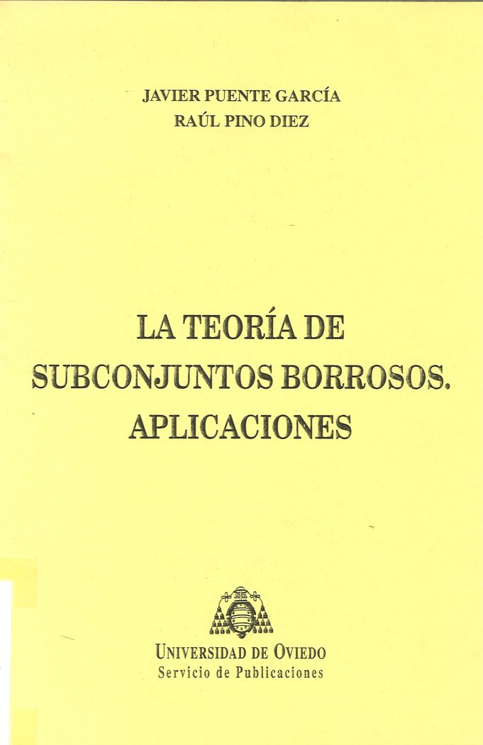 La teoría de subconjuntos borrosos, de Puente García | portada del libro