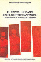 El Capital humano en el sector sanitario, de González Rodríguez, Benjamín | portada del libro