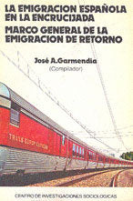 La emigración española en la encrucijada, de Garmendia | portada del libro