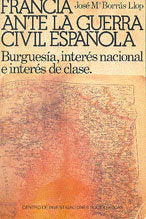 Francia ante la Guerra civil española, de Borrás Llop, José M.ª | portada del libro