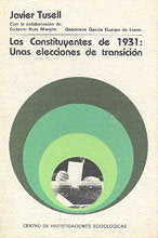 Las Constituyentes de 1931, de Tusell, Javier | portada del libro